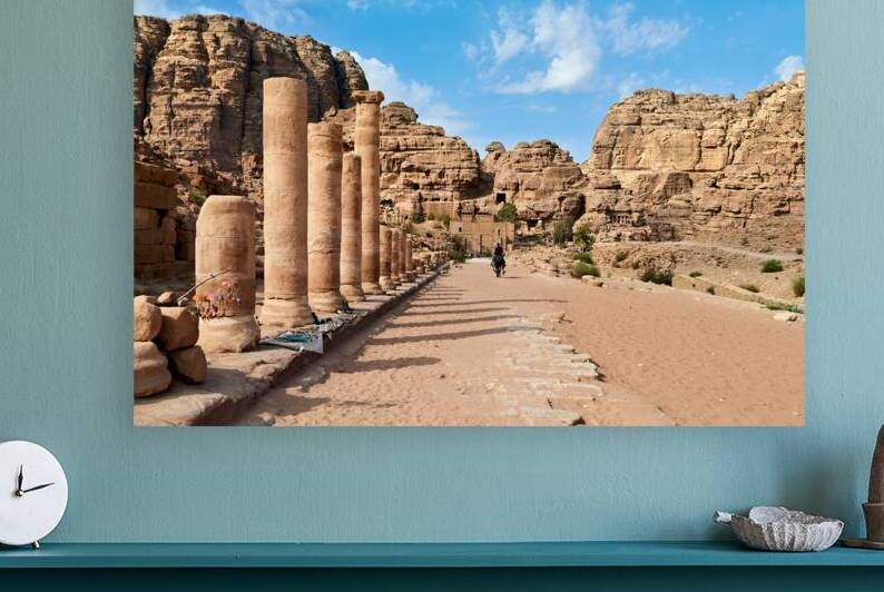Exploration of Hadrian Gate at Petra archaeological site in Jord by Marco Brivio