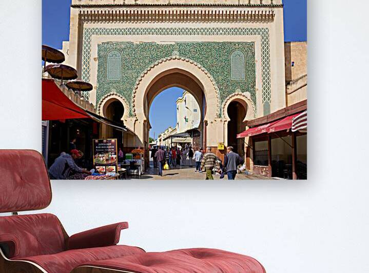 Visit Bab Bou Jeloud in Fez Morocco for exploring the Medina by Marco Brivio