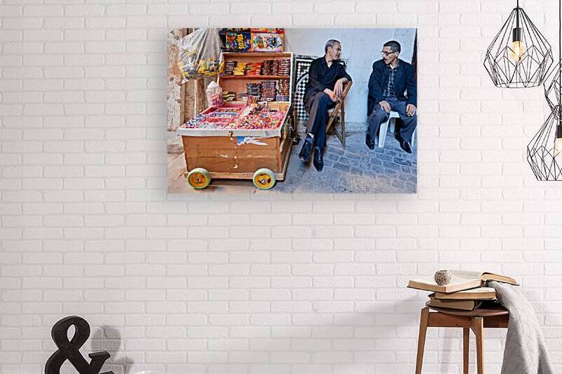 Sale of sweets and chocolate in Medina of Fez Morocco by Marco Brivio