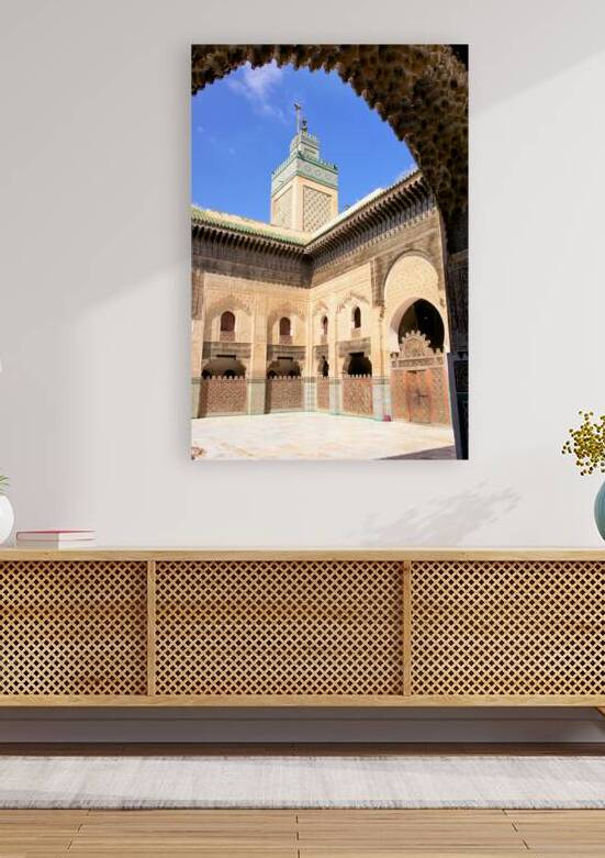 Exploring Bou Inania Madrasa in Fez Morocco during daylight hour by Marco Brivio