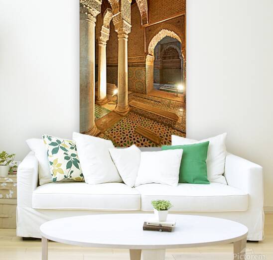 Exploring Saadian tombs in Marrakesh Morocco at royal necropolis by Marco Brivio