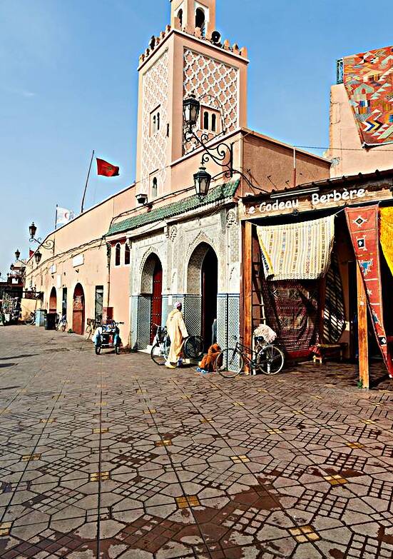 Exploring streets of Marrakesh in Morocco near old town area by Marco Brivio