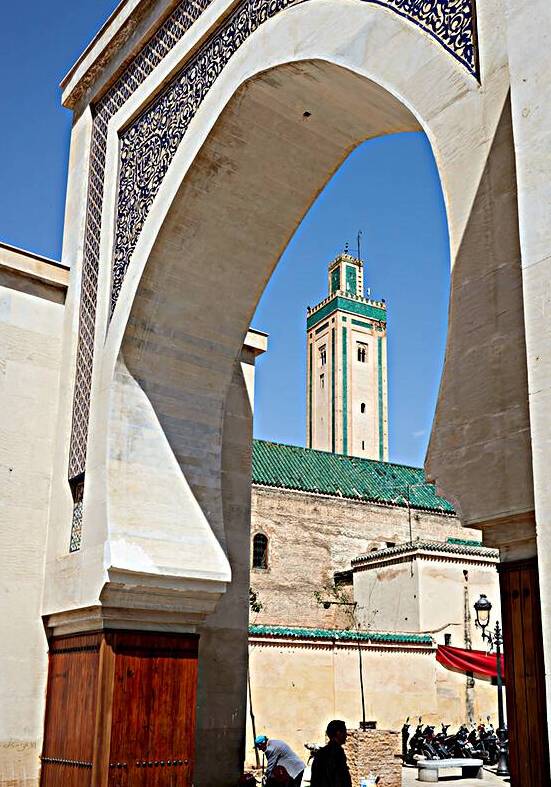 Exploring Bab Rcif gate in Fez Medina of Morocco by Marco Brivio