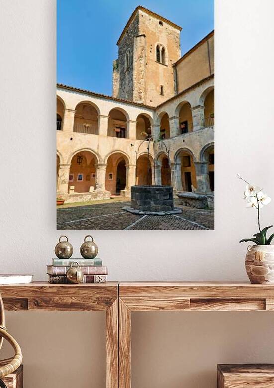 Explore the cloister of Santa Maria della Consolazione in Altomo by Marco Brivio