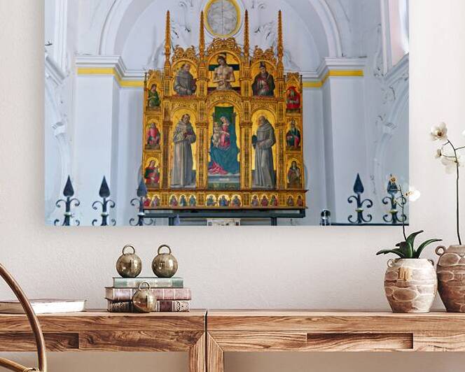 Bartolomeo vivarinis polyptych in morano calabro calabria ital by Marco Brivio