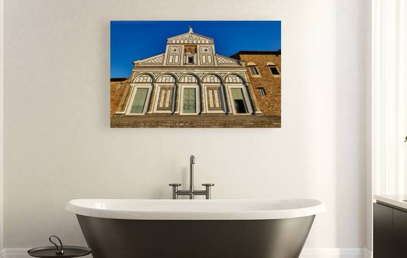Visit basilica di san miniato in florence tuscany during clear w by Marco Brivio
