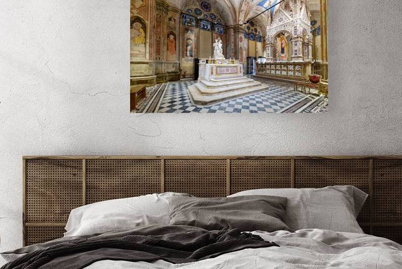 Orsanmichele church interior with Orsancagnas Tabernacle in Flo by Marco Brivio