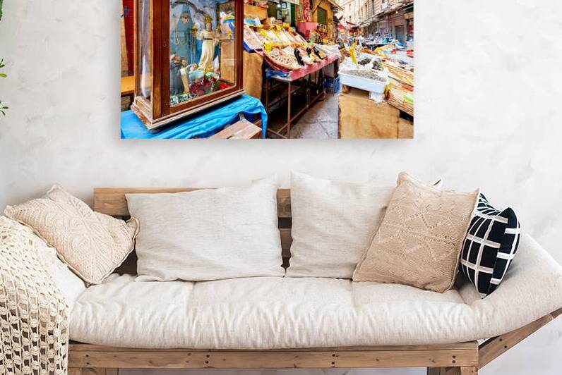 Exploring Vucciria Market in Palermo Sicily on a sunny day by Marco Brivio