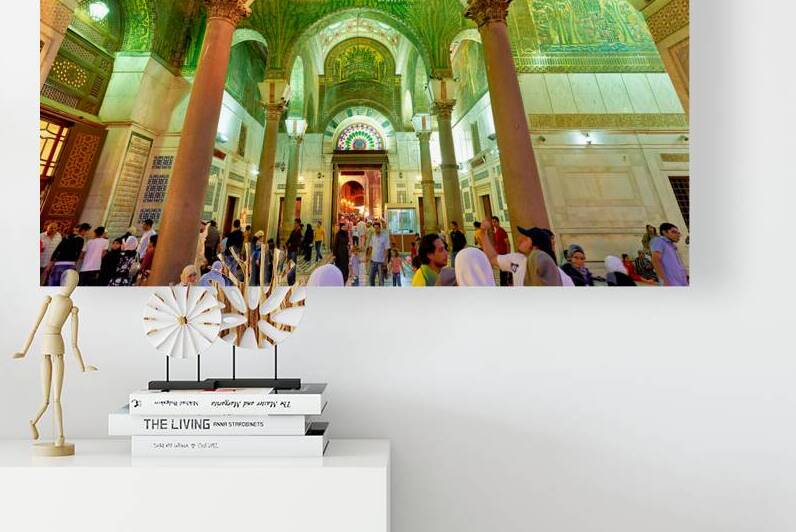 Exploring the Umayyad Mosque in Damascus during evening hours by Marco Brivio