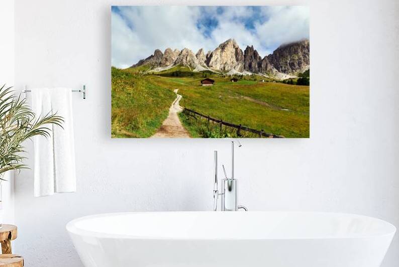 Walking trails in Puez Odle Natural Park in Val Gardena Italy by Marco Brivio