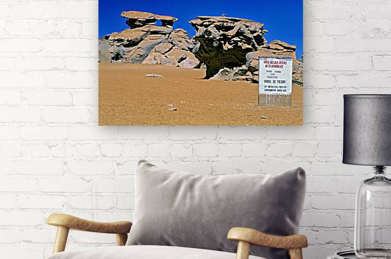 Unique desert rock formations including the Stone Tree. by Marco Brivio