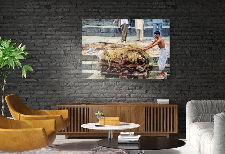 Cremation ceremony at Pashupatinath in Kathmandu Nepal by Marco Brivio