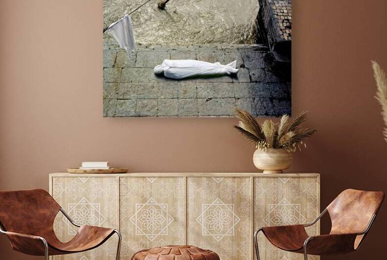 Cremation ceremony at Pashupatinath in Kathmandu Nepal by Marco Brivio