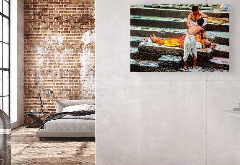 Cremation ceremony in Pashupatinath Kathmandu Nepal by Marco Brivio