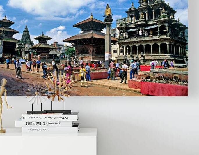 Exploring Kathmandu Durbar Square in Nepal during a sunny day by Marco Brivio