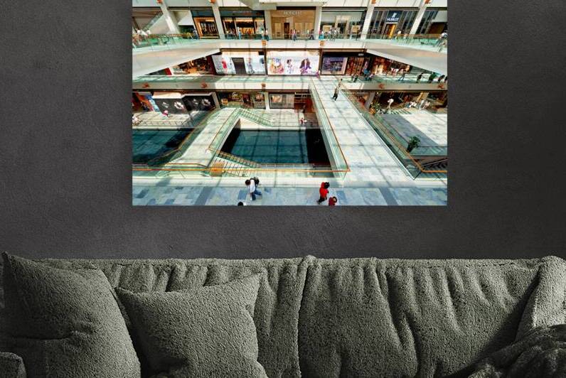 Shoppers explore stores in Marina Bay Sands Mall in Singapore by Marco Brivio