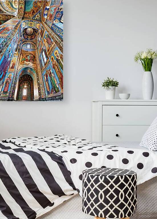 Distinctive art in Church of the Savior on Spilled Blood by Marco Brivio