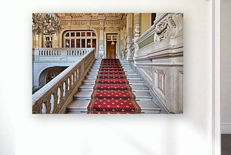 Stairs to upper levels of Yusupov Palace St. Petersburg by Marco Brivio