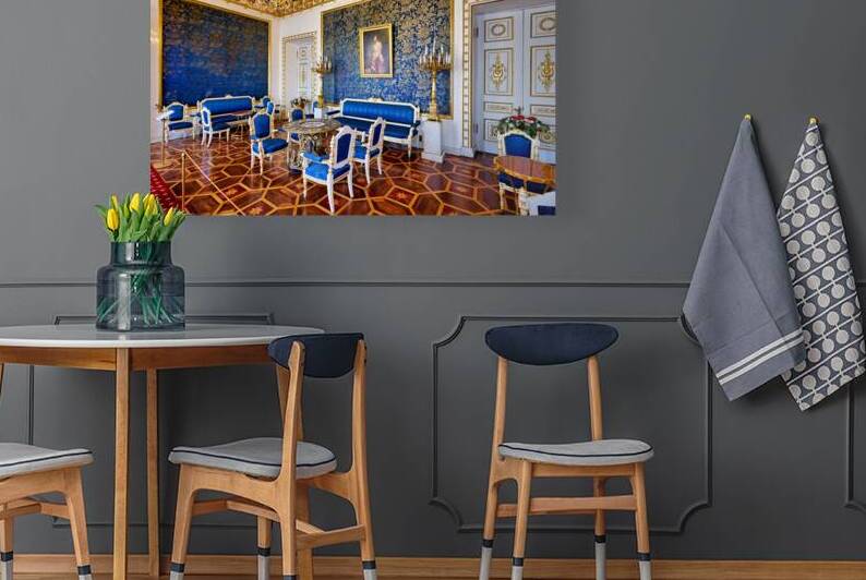 Yusupov Palace interior in St. Petersburg displays blue decor by Marco Brivio