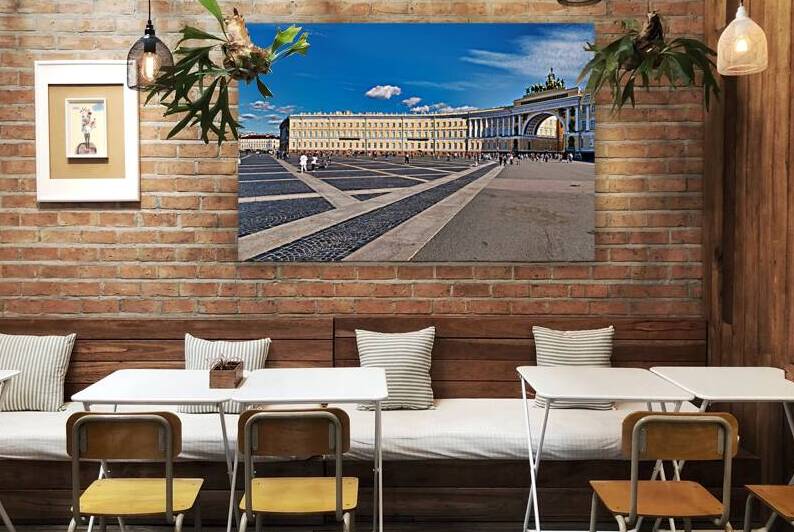 General staff building at hermitage museum in saint petersburg by Marco Brivio