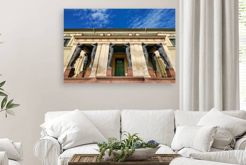 Atlantis statues at Winter Palace in St. Petersburg by Marco Brivio