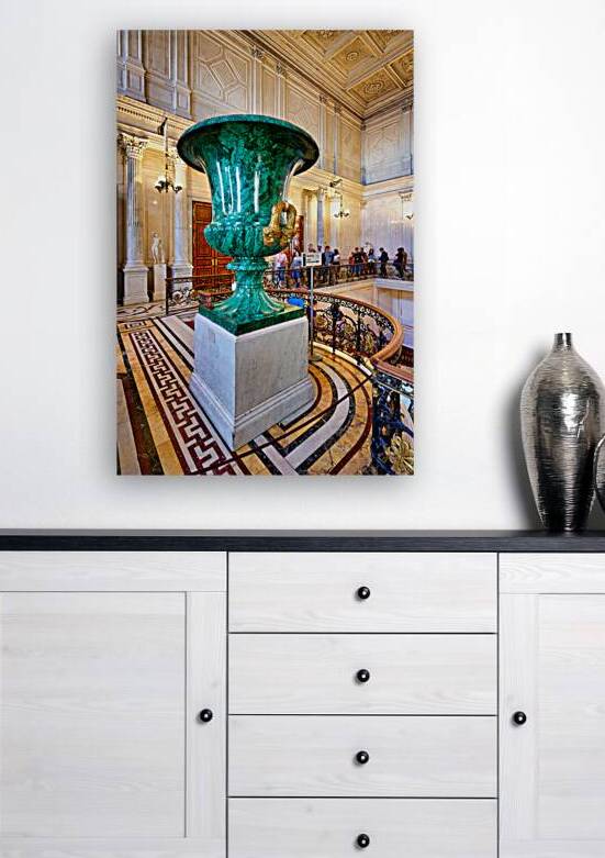 Visitors explore the Winter Palace in St. Petersburg Russia by Marco Brivio