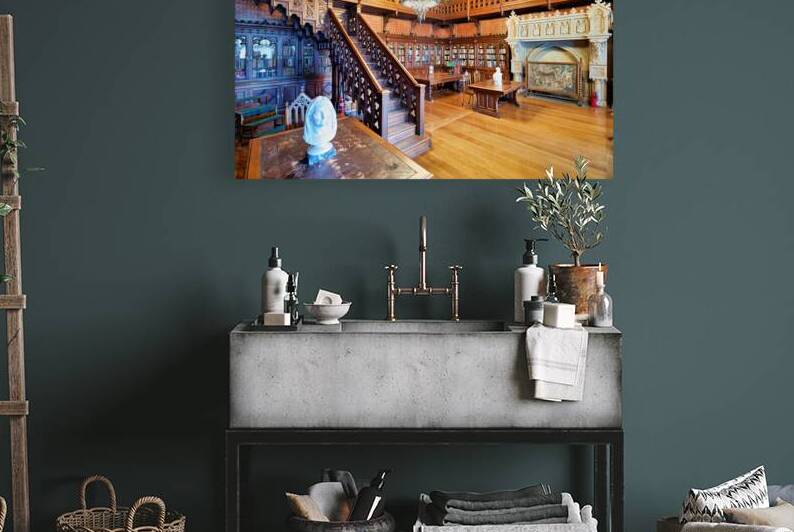 Visitors wander through the Winter Palace Hermitage Museum in St by Marco Brivio