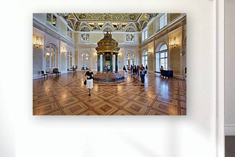Visitors explore the Winter Palace in St. Petersburg Russia by Marco Brivio