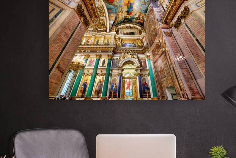 Saint Isaacs Cathedral interior view in Saint Petersburg by Marco Brivio