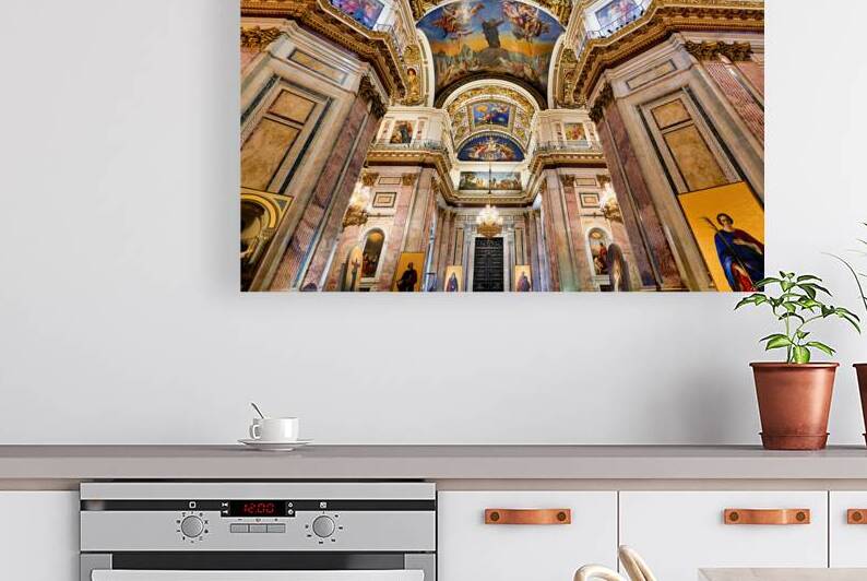 St. Isaacs Cathedral interior view in St. Petersburg by Marco Brivio