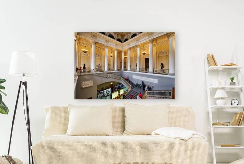 Visitors wander the Russian Museum in St. Petersburg by Marco Brivio