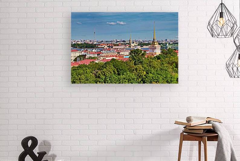 Aerial view of Saint Petersburg with the Admiralty Building by Marco Brivio
