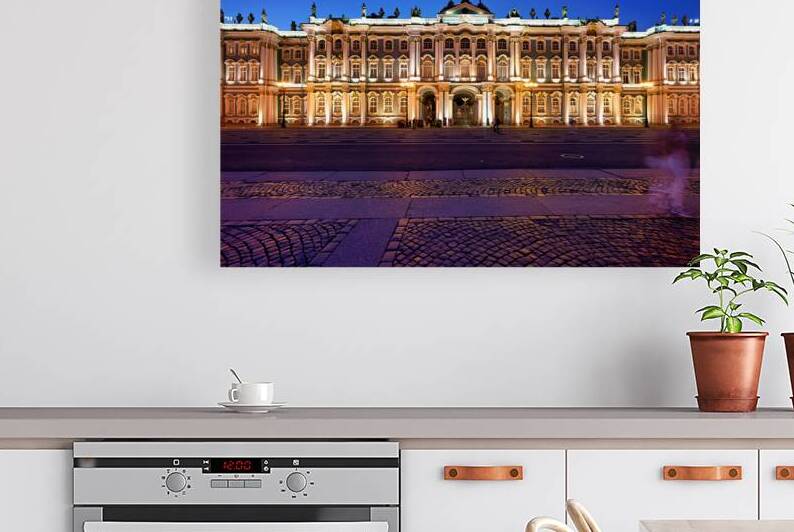 General Staff Building at night in St. Petersburg by Marco Brivio