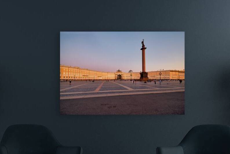 Visit to General Staff Building in Saint Petersburg at dusk by Marco Brivio