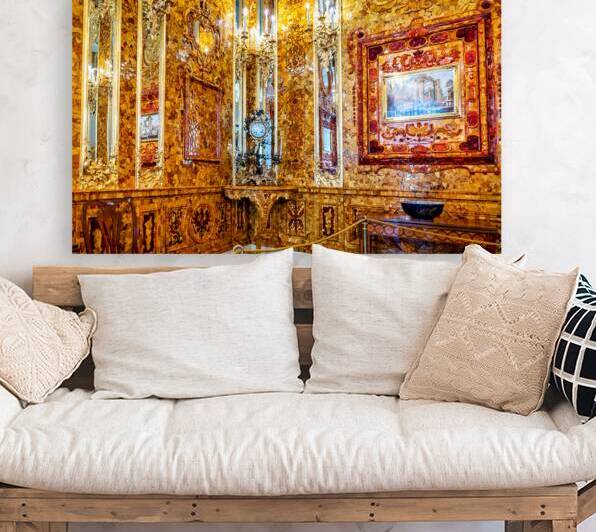 Amber Room interior of Catherine Palace St. Petersburg by Marco Brivio