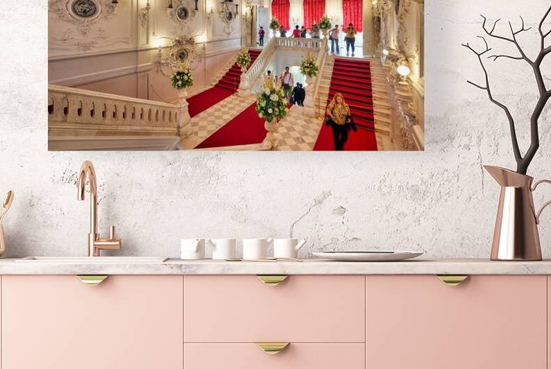 Visitors admire Catherine Palaces interior in St. Pete by Marco Brivio