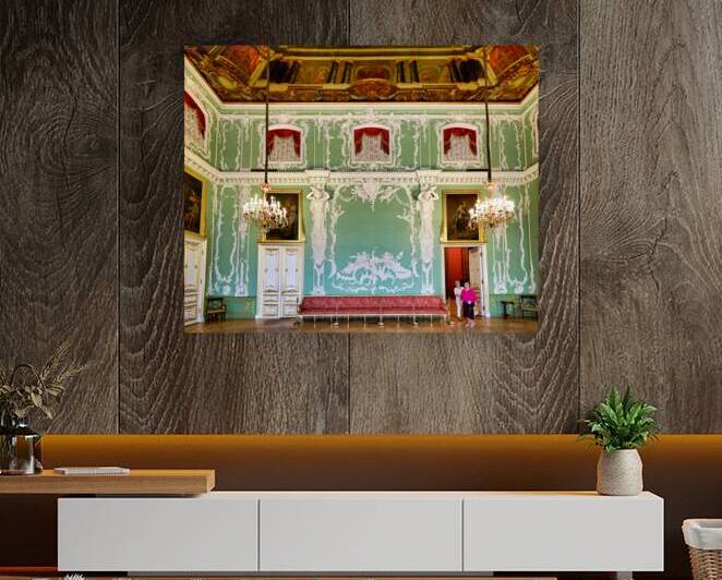 Visitors exploring Stroganov Palace in Saint Petersburg by Marco Brivio