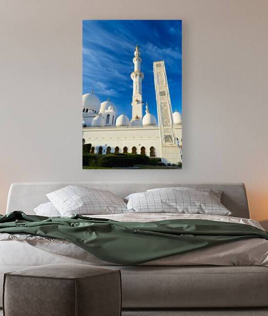 Visit to a mosque in Abu Dhabi during sunny day by Marco Brivio