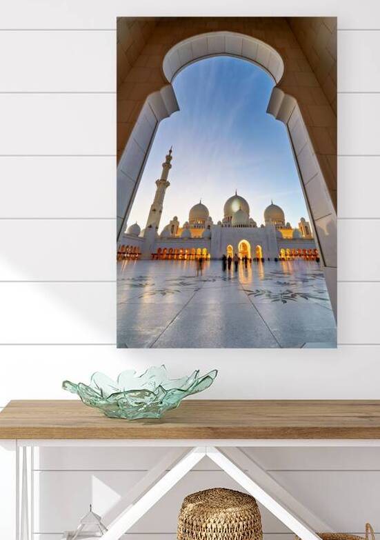 Visit to Sheikh Zayed Grand Mosque during evening light by Marco Brivio