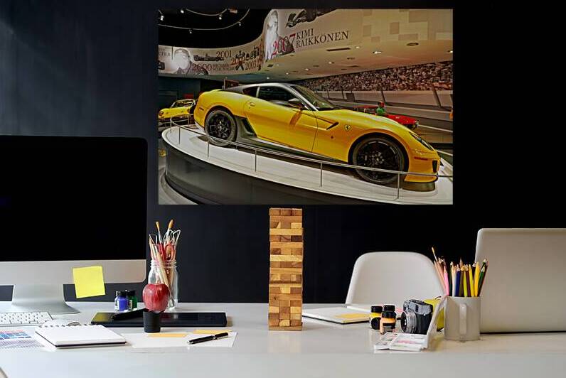 Ferrari display at Abu Dhabi Ferrari World amusement park by Marco Brivio