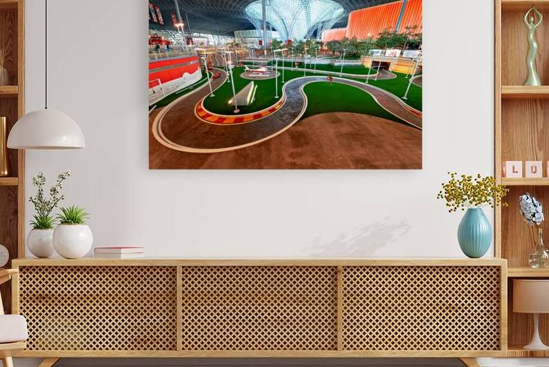 Ferrari World in Abu Dhabi features indoor race track by Marco Brivio