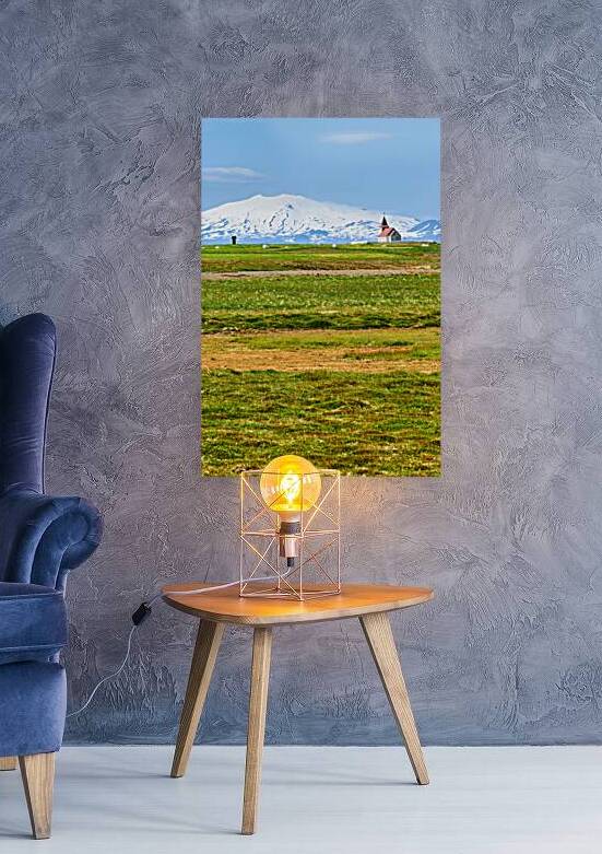 Visit stadarstadur church in Iceland surrounded by nature by Marco Brivio