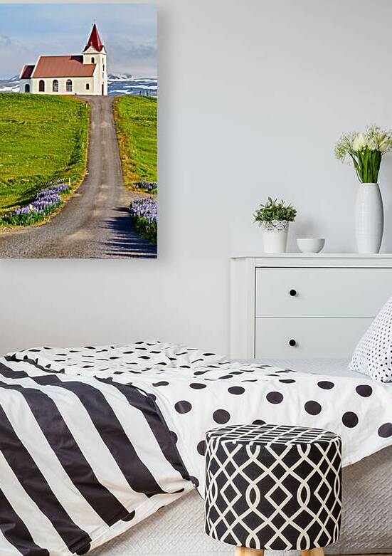 Visit to Ingjaldsoll Church in Iceland on a sunny day by Marco Brivio