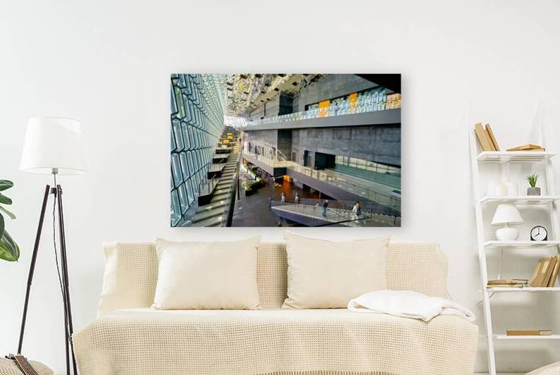 Visit Harpa Opera House in Reykjavik Iceland during the day by Marco Brivio