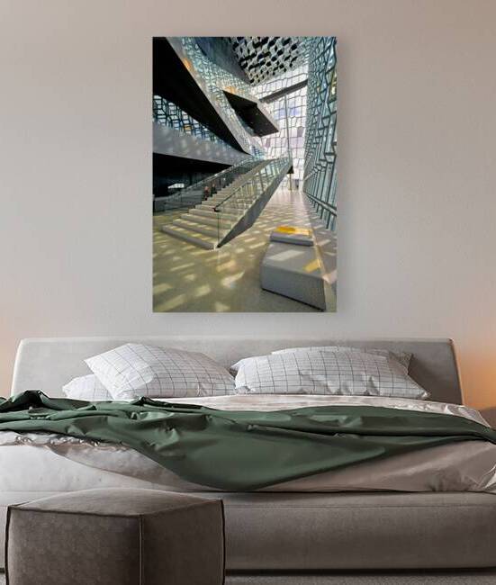 Unique design inside Harpa Opera House in Reykjavik by Marco Brivio