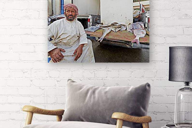 Fish market activity in Muscat Oman during the day by Marco Brivio