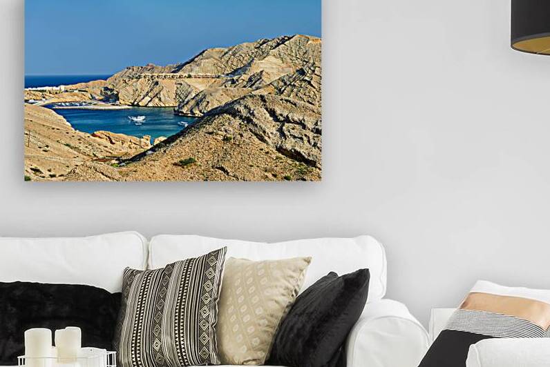 Stunning view of Muscat coastline and mountains by Marco Brivio