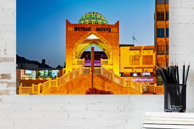 Visit to Mutrah Souq in Muscat during evening time by Marco Brivio