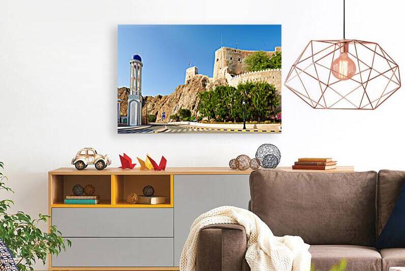 Visit Al Khor mosque in Muscat Oman during the day by Marco Brivio