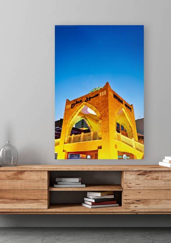 Visit to Mutrah Souq in Muscat after sunset by Marco Brivio